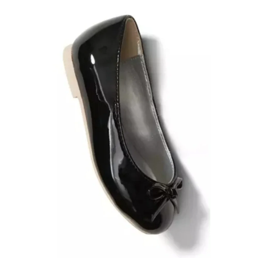 Janie and Jack Patent Bow Ballet‎ Flat Size 8